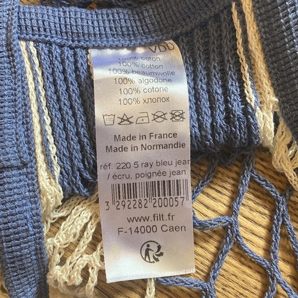 Filt French Market Tote White Blue - Picture 4 of 4